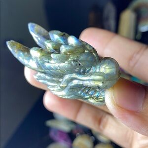 Carving Dragon labradorite Pendant